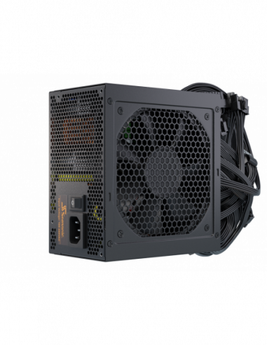 Unități de alimentare pentru PC Seasonic Power Supply ATX 650W Seasonic B12 BC-650 80+ Bronze, 120mm fan, S2FC, Flat black cable