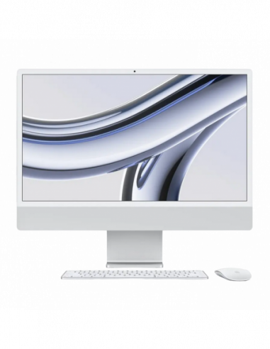 Monoblocuri PC Apple Apple iMac 24 MQRJ3RUA Silver (M3 8Gb 256Gb)