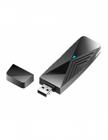 Adaptoare fără fir USB USB3.0 Wi-Fi 6 Dual Band LAN Adapter D-Link DWA-X1850, AX1800