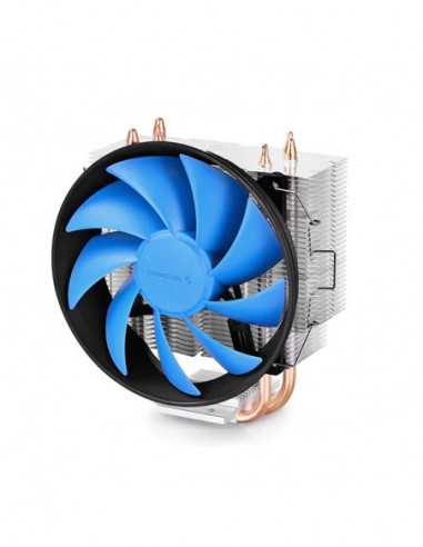 Кулер Intel/AMD AC Deepcool GAMMAXX 300 (17.8-21dBA, 900-1600RPM, 55.5CFM, 120mm, PWM, 3x6mm, 130W, 429g.)