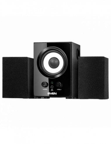 Boxe 2.1 Speakers SVEN MS- 80 Black, 7w 5w + 2x1w 2.1
