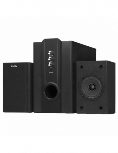 Boxe 2.1 Speakers SVEN SPS-820 Black, 38w 18w + 2x10w 2.1