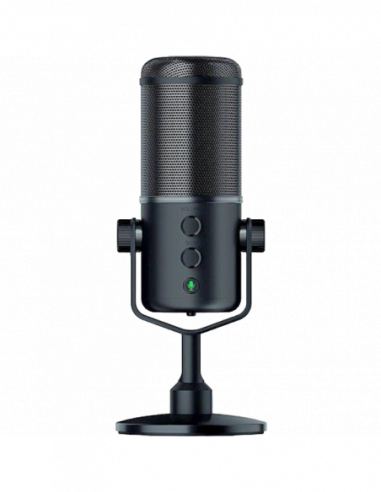 Streaming și podcasting Microphones Razer Seiren Elite, Cardioid, Single Dynamic Capsule, 16 bit, Min 44.1 kHz Max 48 kHz, 3m,