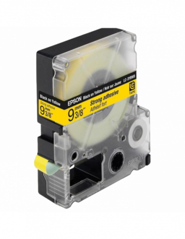 Cartuș de etichete Epson Tape Cartridge EPSON 9mm9m Strong Adhesive, BlackYellow, LK-3YBW C53S653005
