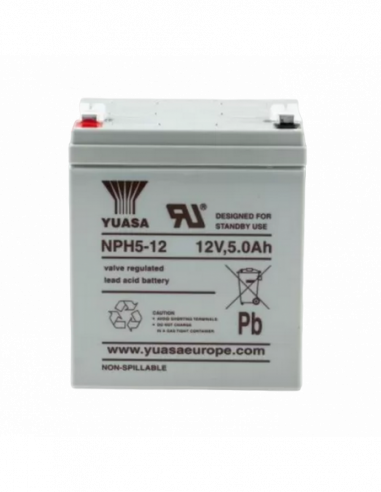 Аккумулятор для ИБП Baterie UPS 12V 5AH Yuasa NP5-12-TW, 3-5 Years