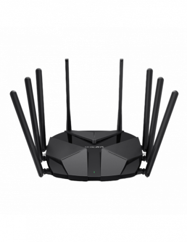 Беспроводные маршрутизаторы Wi-Fi 6 Dual Band Mercusys Router MR90X, 6000Mbps, OFDMA, MU-MIMO, 1x2.5Gbit LANWAN