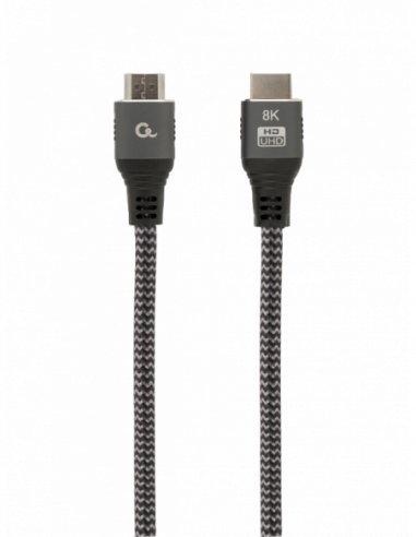 Видеокабели HDMI / VGA / DVI / DP Blister retail 8K UHD, HDMI to HDMI with Ethernet Cablexpert Select Plus Series, 3.0m