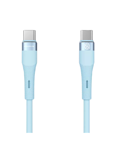 Cablu de încărcare Nillkin Type-C to Type-C Cable, Flowspeed, USB Type-C/USB Type-C, 1,2m, Albastru