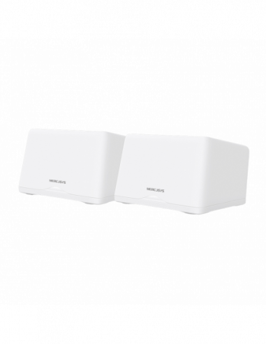 Беспроводные маршрутизаторы Whole-Home Mesh Tri-Band Wi-Fi 7 System MERCUSYS, Halo H47BE(2-pack), 9214Mbps, MLO ,3x2.5Gbit Ports