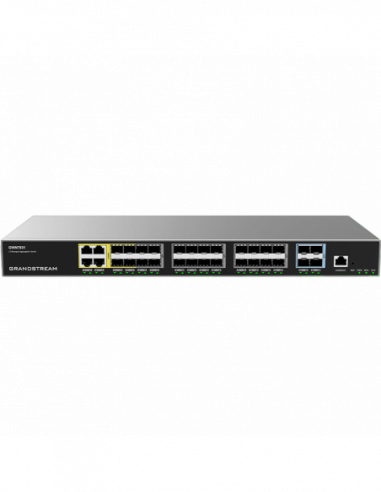 Comutatoare gestionate de nivel 3 32-ports Layer 3 Aggregation Switch Grandstream GWN7831, 4xGbit Combo, 24xSFP, 4x10Gbit SFP+,