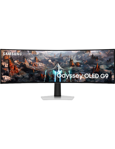 49" Игровой монитор Samsung S49CG930, OLED 5120x1440 Dual QHD, Серебристый