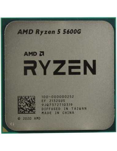 Процессор AM4 APU AMD Ryzen 5 5600G (3.9-4.4GHz, 6C12T, L3 16MB, 7nm, Radeon Graphics(7C), 65W), AM4, Tray