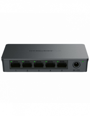 Comutatoare negestionate 10-100Mbps-1-2,5-10 Gbps .5-port 101001000Mbps Switch Grandstream GWN7700, Plastic Case