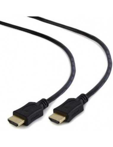Видеокабели HDMI / VGA / DVI / DP Cable HDMI to HDMI 4.5m Gembird, male-male, V1.4, Black, CC-HDMI4-15