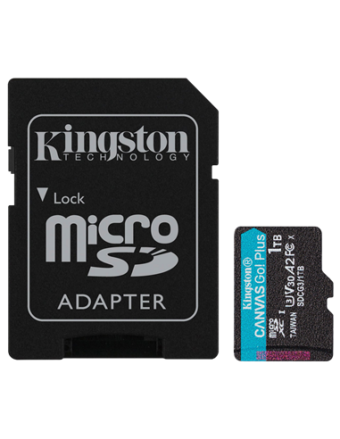 Карта памяти Kingston Canvas Go! Plus, 1024Гб (SDCG3/1TB)