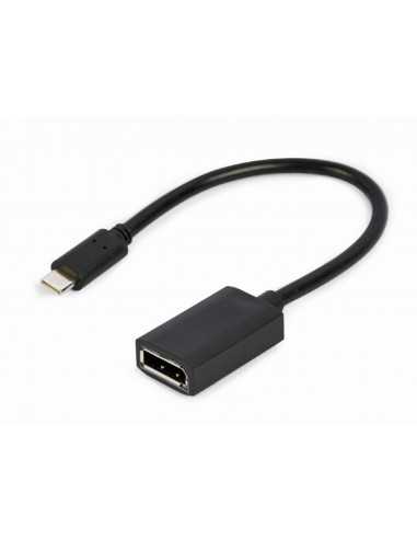 Adaptoare video, convertoare Adapter Type-C to DP socket 0.15m Cablexpert, up to 4K at 60 Hz, A-CM-DPF-02