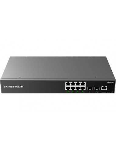 Comutatoare gestionate 1000Mbps .8-port 101001000Mbps Managed Switch Grandstream GWN7801, 2xSFP expansion slot