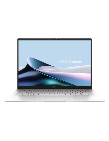 Laptop 14" ASUS Zenbook 14 OLED UX3405MA, Foggy Silver, Intel Core Ultra 7 155H, 16GB/1024GB, Fără SO