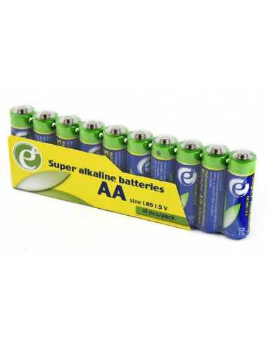 Батарейки AA, AAA - щелочные Energenie Battery Alkaline LR6AA Blister10, EG-BA-AASA-01