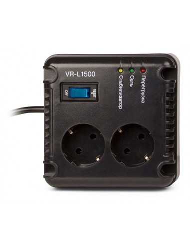 Stabilizatoare Stabilizer Voltage SVEN VR-L1500 max.500W, Output sockets: 2 × CEE 74