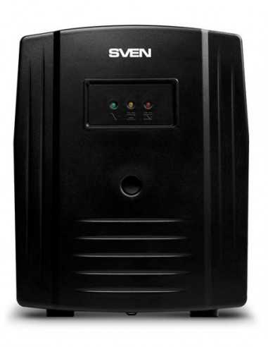 UPS SVEN UPS SVEN Pro 1000, 1000VA720W, Line Interactive, AVR, LED, USB, RJ-45, 3xShuko Sockets