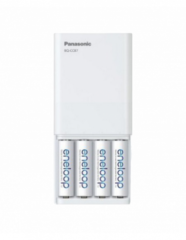 Încărcătoare Panasonic Smart amp- Quick Charger 4-pos AAAAA, BQ-CC87USB