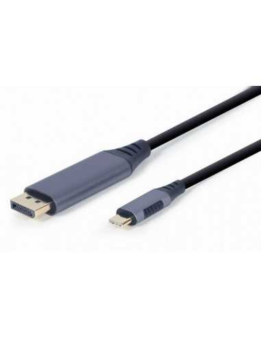 Cabluri video HDMI - VGA - DVI - DP Cable Type-C to DP 1.5m Cablexper, 4K at 60 Hz, CC-USB3C-DPF-01-6