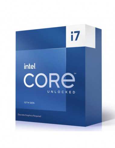 Процессор 1700 Alder Lake CPU Intel Core i7-13700KF 2.5-5.4GHz (8P+8E24T, 24MB,S1700,10nm, No Integ. Graphics,125W) Tray