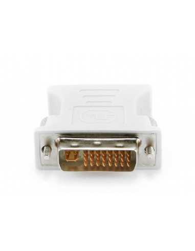 Adaptoare video, convertoare Adapter DVI M to VGA F, Cablexpert A-DVI-VGA, DVI-A 24-pin male to VGA 15-pin HD female, White