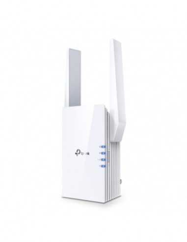 Беспроводные точки доступа Wi-Fi 6 Dual Band Range ExtenderAccess Point TP-LINK RE705X, 3000Mbps, 2xExt Ant, Mesh