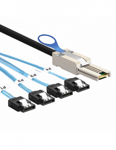 Компьютерные кабели внутренние RAID Cable SFF-8088 TO 4x SATA, 1m