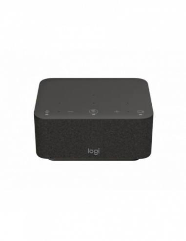 Соединение и подключение Docking Station Logitech Logi Dock, Speaker, Mic, HDMI2.0, DP1.4, 2xUSB3.2, 4xType-C, BT, Graphite