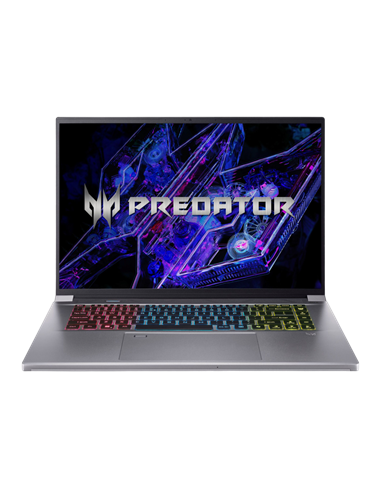 Laptop Gaming 16" Acer Predator Triton Neo 16 PTN16-51, Sparkly Silver, Intel Core Ultra 7 155H, 16GB/1024GB, Linux eShell