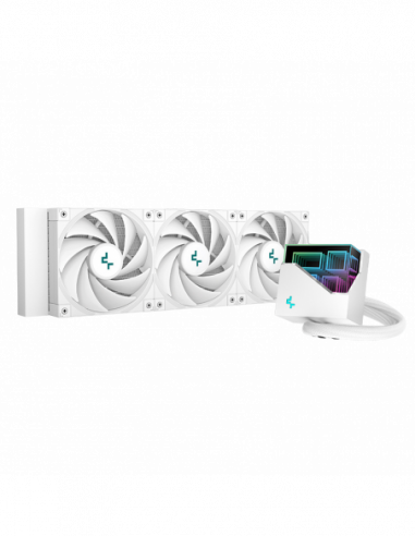 Кулер Intel/AMD AIO Liquid Cooling Deepcool LT720 White (lt-32.9dBA, 85.85CFM, 3x120mm, ARGB LED, 1856g.)