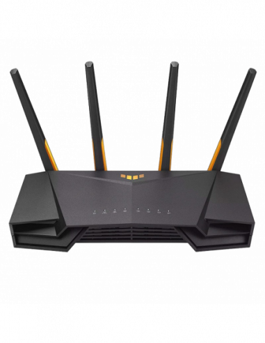 Беспроводные маршрутизаторы Wi-Fi 6 Dual Band ASUS TUF Gaming Router TUF-AX3000 V2, 3000Mbps, OFDMA, 4xGbit, 1x2.5Gbit WAN, USB3