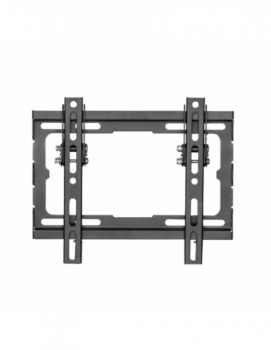 Настенное крепление для плазменных и ЖК-экранов Wall Mount KIVI BASIC-22T Black 23 - 43 Tilt, max.45kg, VESA mm: up to 200x200mm