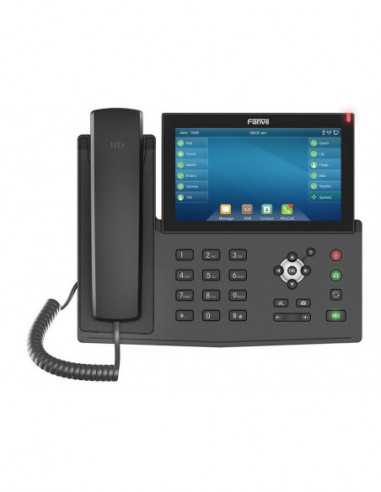 IP Телефоны Fanvil X7 Black, Enterprise IP phone, Touch Screen, 7 Color Display