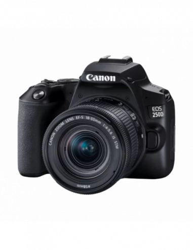 Aparate foto DSLR DC Canon EOS 250D + EF-S 18-55mm F4-5.6 IS STM