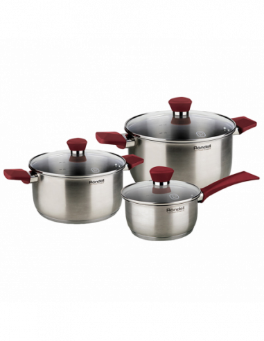 Кастрюли, сковородки и крышки Pot Set Rondell RDS-817