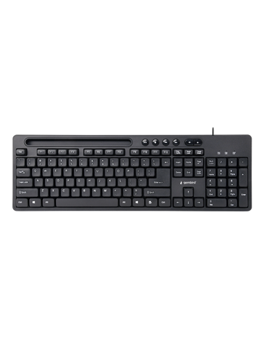 Tastatură Gembird KB-UM-108, Cu fir, Negru