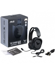 Игровая Гарнитура ASUS TUF Gaming H1, Проводной аналоговый, Чёрный 2