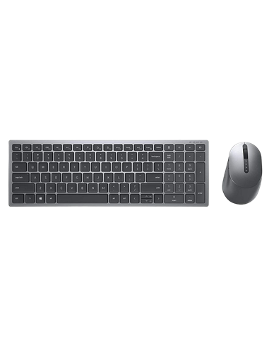 Set Tastatură + Mouse DELL KM7120W, Fără fir, Gri