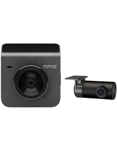 Set DashCam față și spate 70mai Dash Cam A400, 2560x1440, Gri