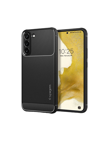 Чехол Spigen Samsung S22, Rugged Armor, Матовый черный