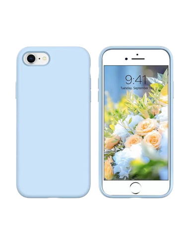 Чехол Xcover iPhone 7/8/SE 2020 - Liquid Silicone, Голубой