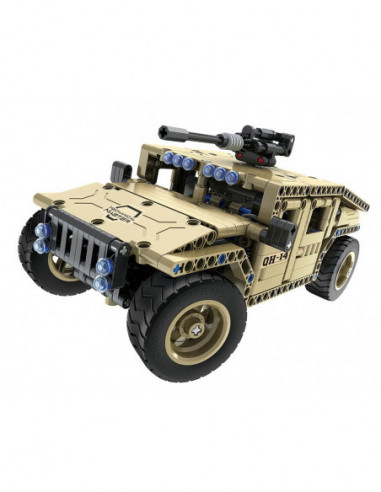 Cuburi Techno 8014, XTech Bricks: 2in1, Armed Off-road Vehicle, RC 4CH, 502 pcs