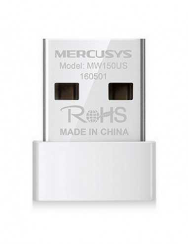 Adaptoare fără fir USB USB2.0 Nano Wireless N LAN Mercusys MW150US, 150Mbps