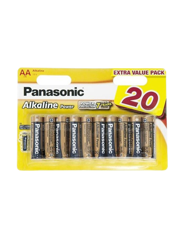 Батарейки Panasonic LR6REB, AA, 20шт.