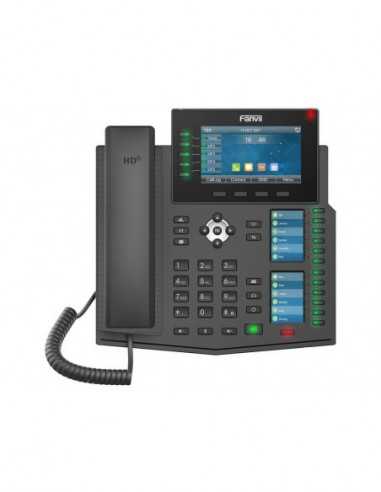 Telefoane IP Fanvil X6U Black, Enterprise IP phone, Colour Display