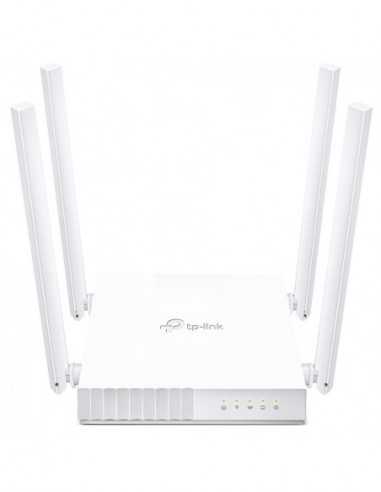 Routere fără fir Wi-Fi AC Dual Band TP-LINK Router, Archer C24, 750Mbps, 4xAntennas